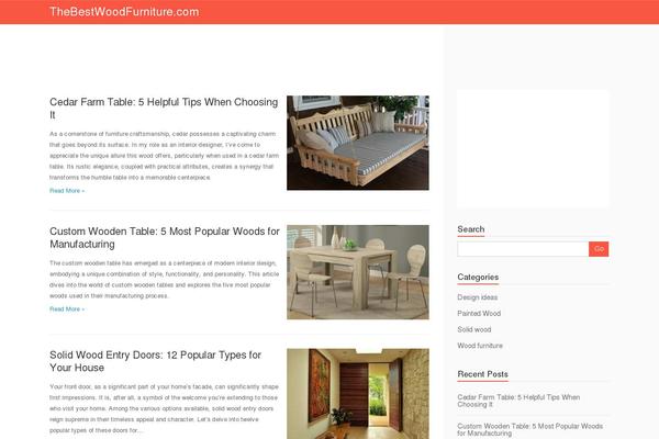 thebestwoodfurniture.com site used Expert