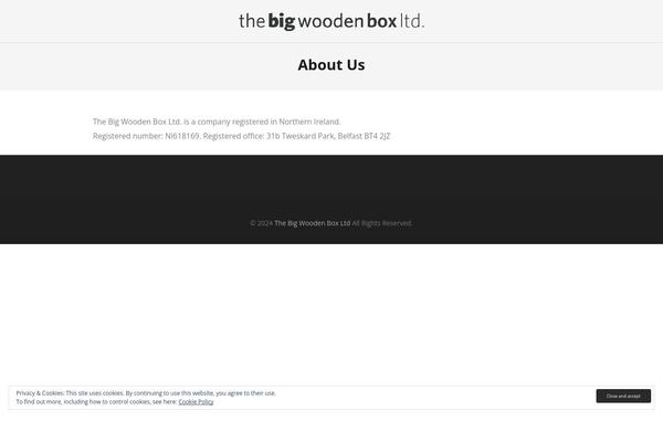 thebigwoodenbox.com site used Themetrust-create