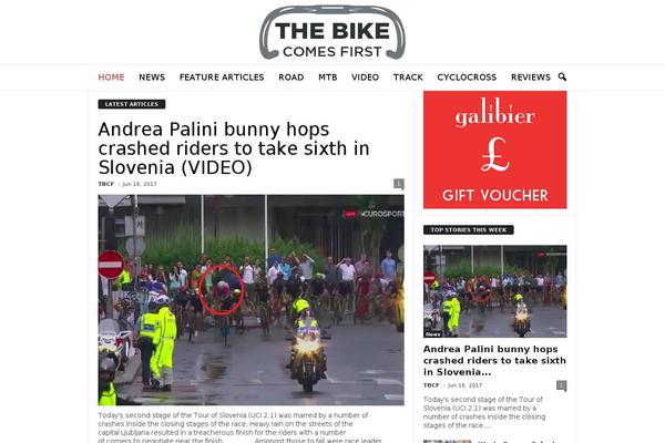 thebikecomesfirst.com site used Newsmag Child