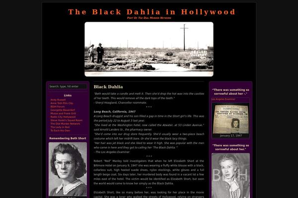 theblackdahliainhollywood.com site used Bdih