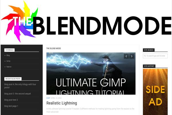theblendmode.com site used Kontrast