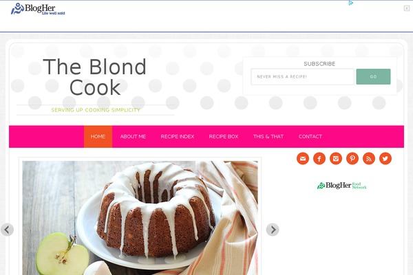 theblondcook.com site used The-blond-cook