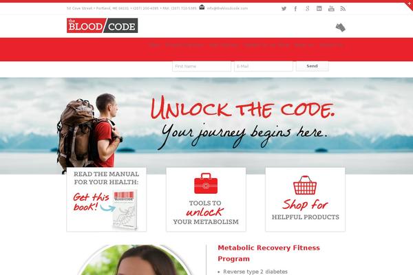 thebloodcode.com site used Bloodcode