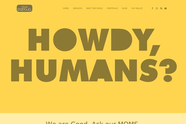 Bomby theme site design template sample