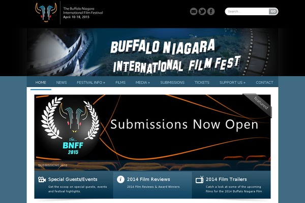 Filmmaker theme site design template sample