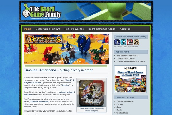 theboardgamefamily.com site used Colormag-pro-child