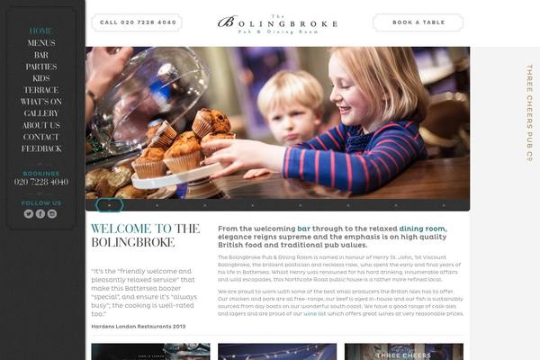 thebolingbroke.com site used Bolingbroke-child