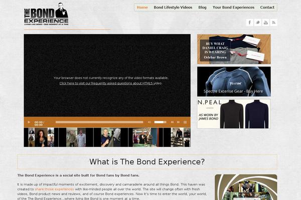 thebondexperience.com site used Tbe