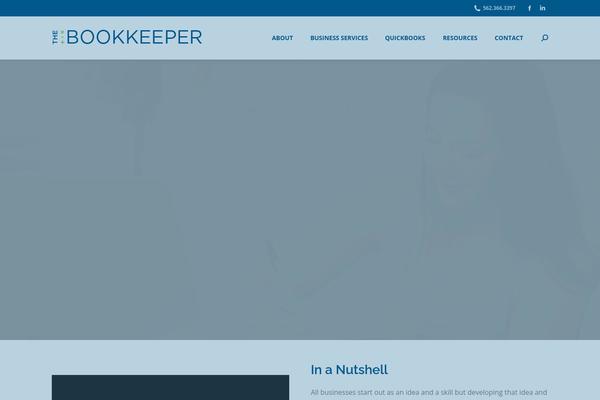 thebookkeepersite.com site used The7