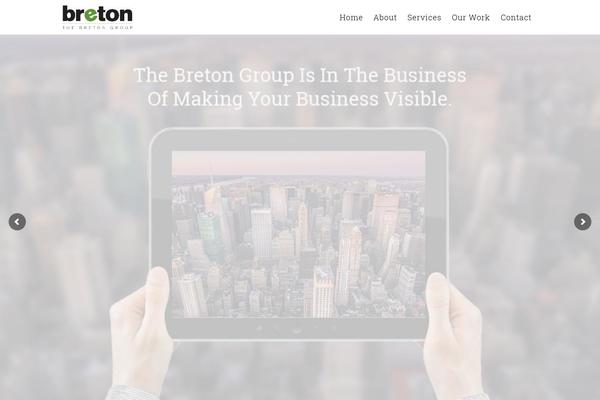 WordPress website example screenshot