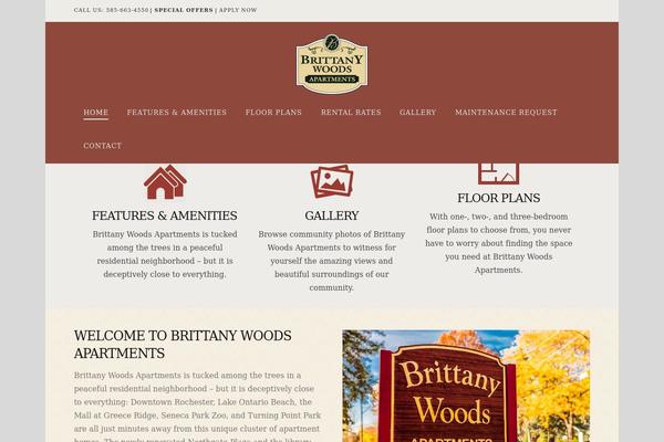 WordPress website example screenshot