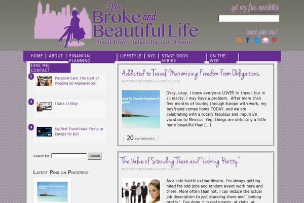 thebrokeandbeautifullife.com site used Oconnell