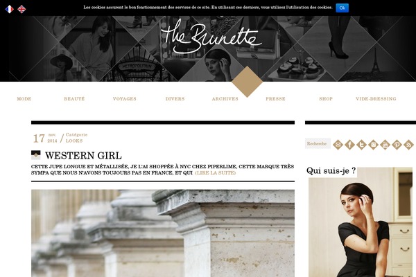 thebrunette.fr site used Thebrunette2017