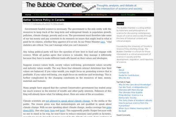 thebubblechamber.org site used Advertisingly-blog