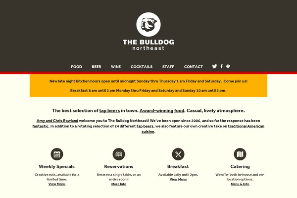 bulldog theme websites examples