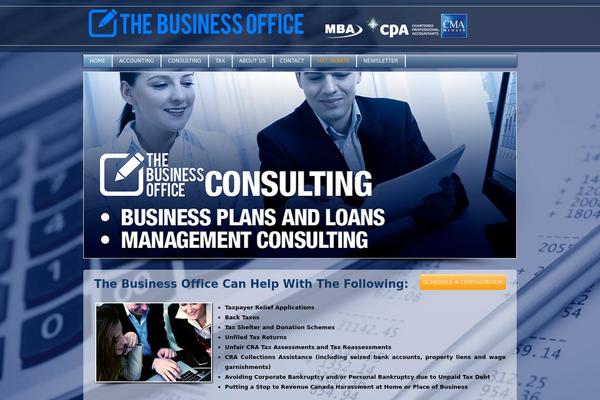 thebusinessoffice.ca site used Headway