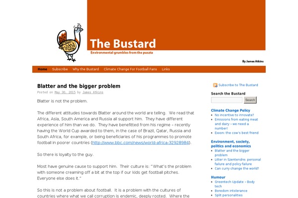 thebustard.com site used Twentyten-child-thebustard