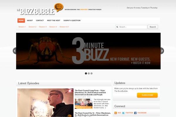 thebuzzbubble.com site used Cadabrapress