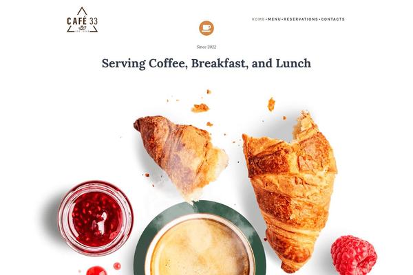 le-cafe theme websites examples