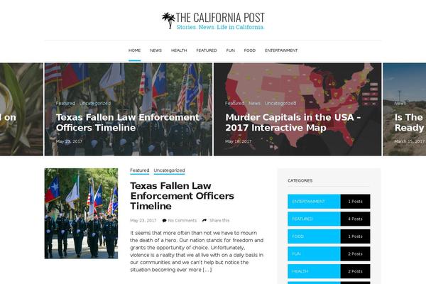 CaliforniaPostTheme WordPress theme, websites list used CaliforniaPostTheme theme CaliforniaPostTheme theme websites examples