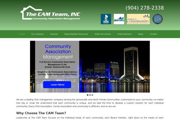 WordPress website example screenshot
