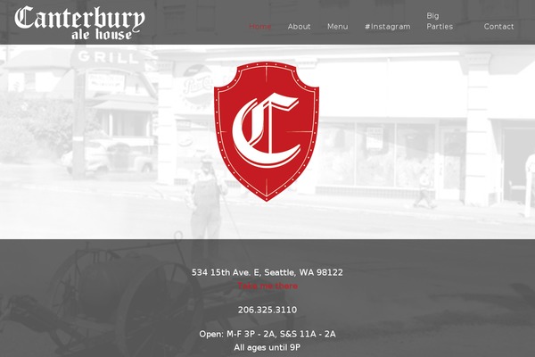 canterbury theme websites examples
