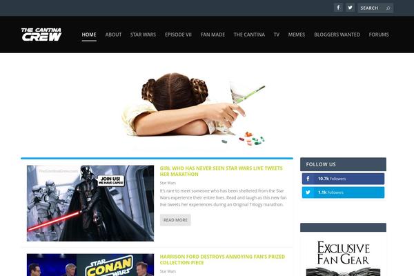 Extra theme site design template sample