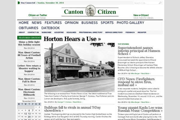 thecantoncitizen.com site used WP Newspaper