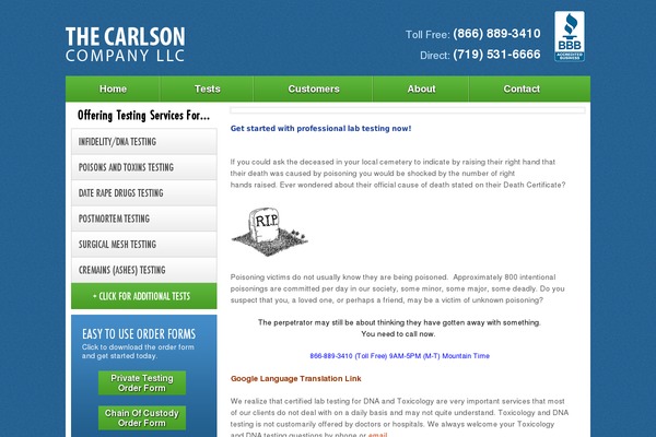 thecarlsoncompany.net site used Carlson