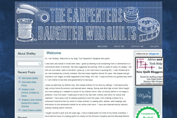 thecarpentersdaughterwhoquilts.com site used Blue3