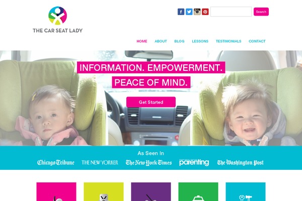 thecarseatlady.com site used Tcl