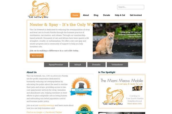 thecatnetwork.org site used Venture