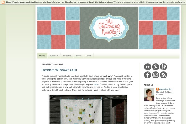 thecharmingneedle.com site used Myblogchildtheme