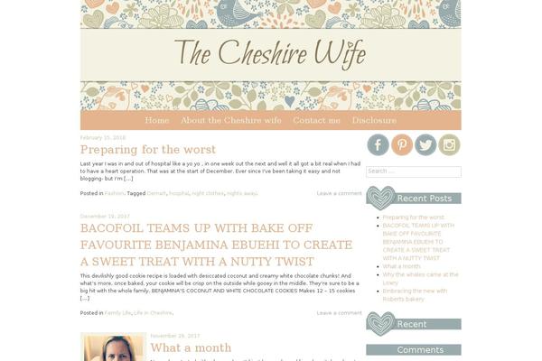 Cheshire theme websites examples