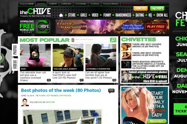 thechive.com site used Chivecommon-2014