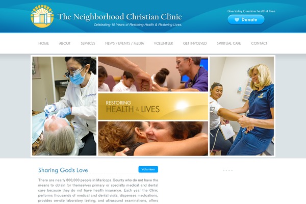thechristianclinic.org site used Divi2022