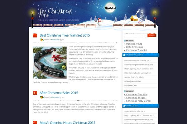 thechristmaszone.com site used Nisarg