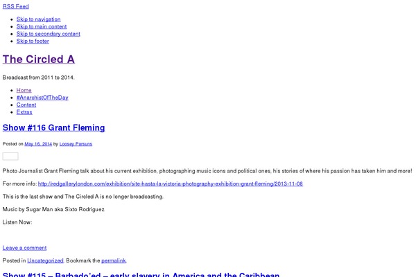 WordPress website example screenshot