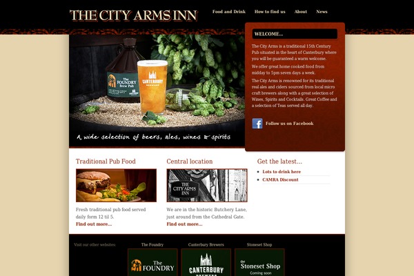 cityarms theme websites examples