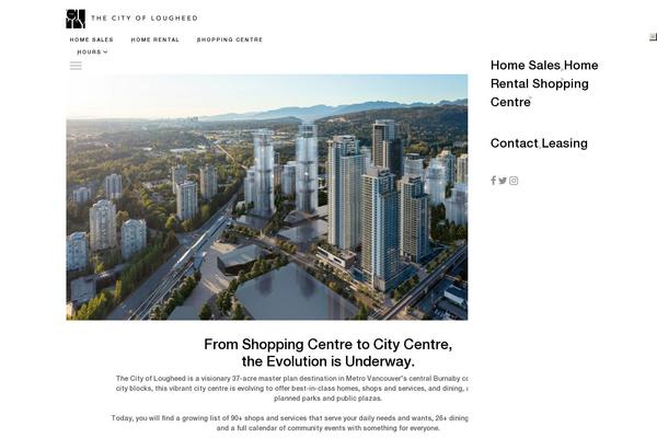 thecityoflougheed.com site used Tcl-wp-theme