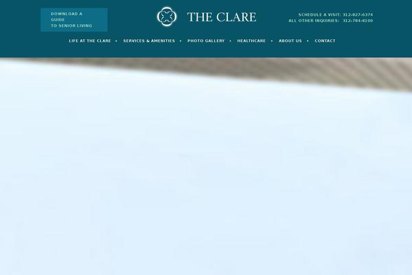 theclare.com site used Theclare-child