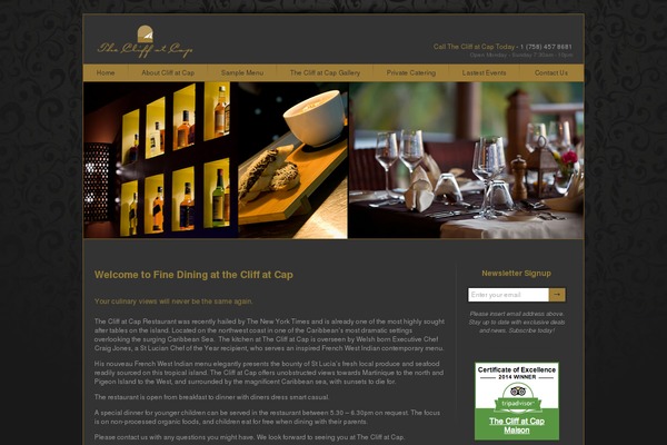 thecliffatcap.com site used Theseafoodrestaurant