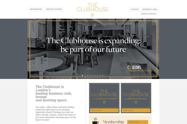 clubhouse theme websites examples