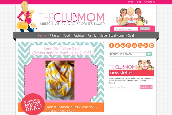 theclubmom.com site used Clubmom_theme