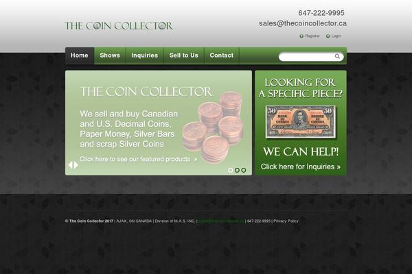 thecoincollector.ca site used Theme2194