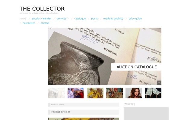 thecollector.com.au site used Collector