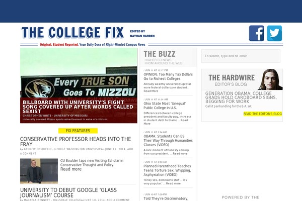 thecollegefix.com site used The-college-fix