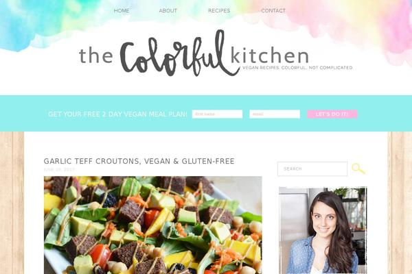 thecolorfulkitchen.com site used Af-theme-tck
