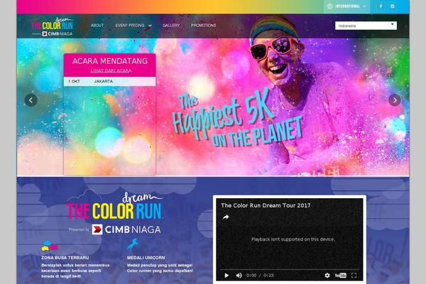 thecolorrun.co.id site used Tropicolor