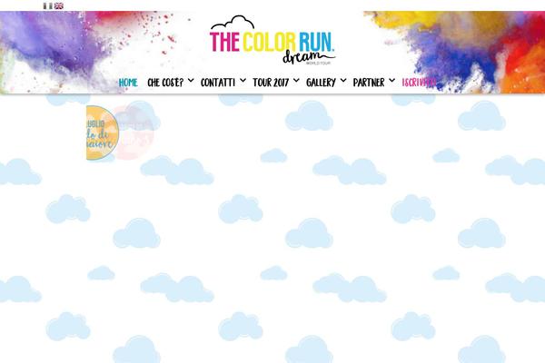 thecolorrun.it site used app